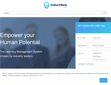 Tablet Screenshot of inductnow.com